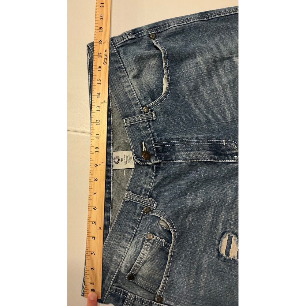Y2K Akademiks Mens Baggy Jorts Cotton Blend Streetwear Grunge Skater Fits 36 - Picture 5 of 7